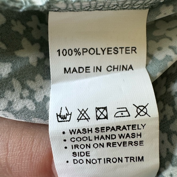 Turquoise Smocked Tiered Maxi Dress - Picture 9 of 9